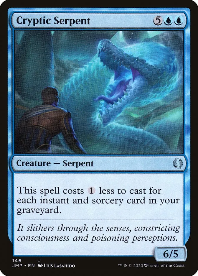 2020 Jumpstart Cryptic Serpent uncommon #146 uncommon card image