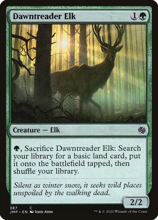2020 Jumpstart Dawntreader Elk common #387 common card image