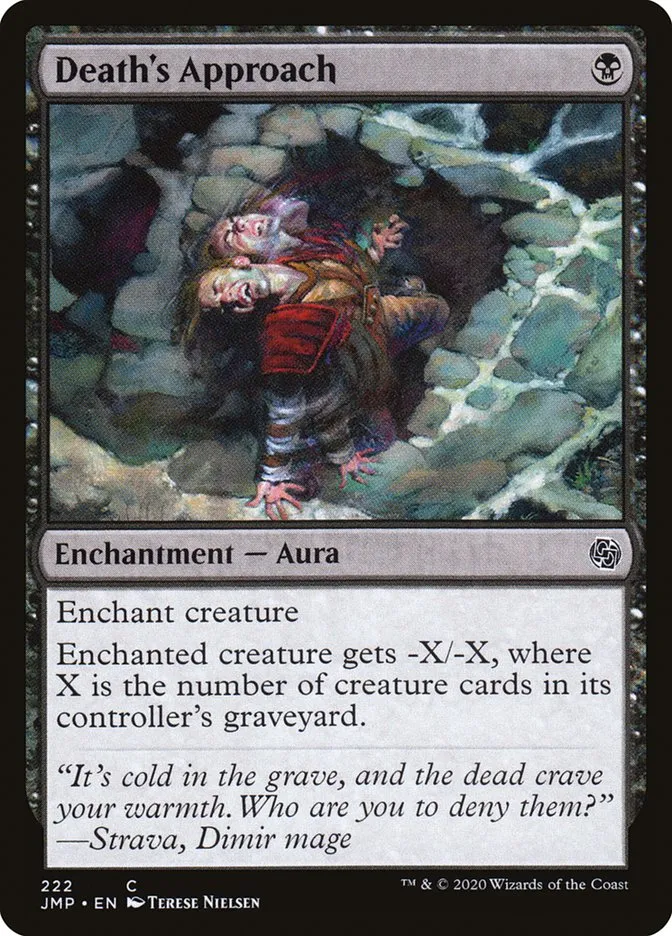 2020 Jumpstart Death's Approach common #222 common card image