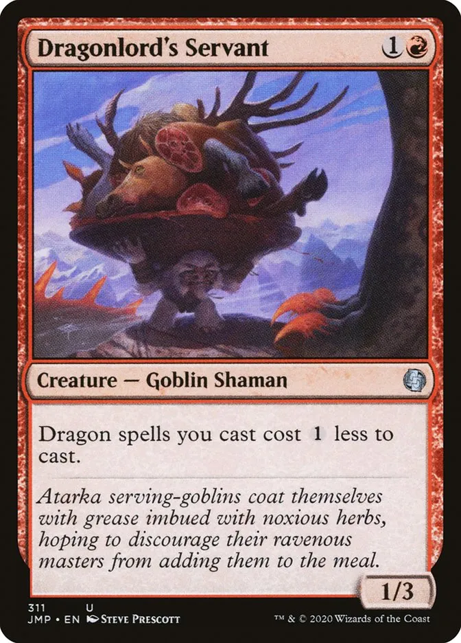 2020 Jumpstart Dragonlord's Servant #311 uncommon card image