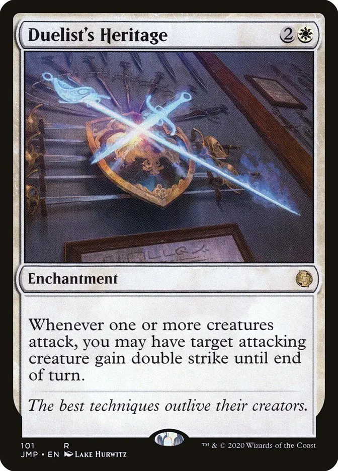 2020 Jumpstart Duelist's Heritage rare #101 rare card image