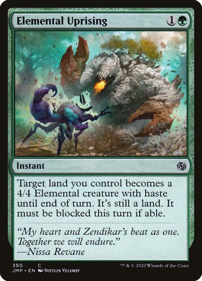 2020 Jumpstart Elemental Uprising common #390 common card image