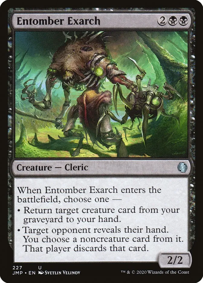 2020 Jumpstart Entomber Exarch uncommon #227 uncommon card image