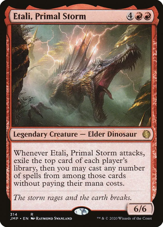 2020 Jumpstart Etali, Primal Storm rare #314 rare card image