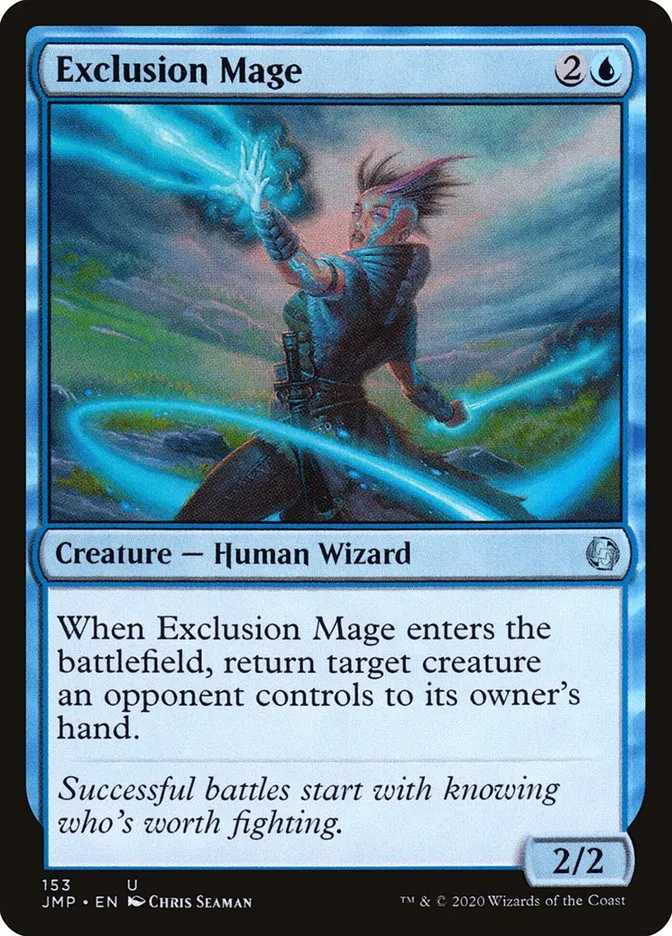 2020 Jumpstart Exclusion Mage uncommon #153 uncommon card image