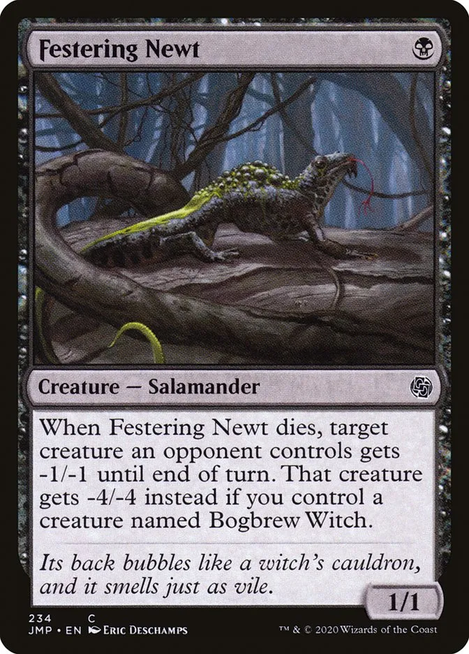 2020 Jumpstart Festering Newt common #234 common card image