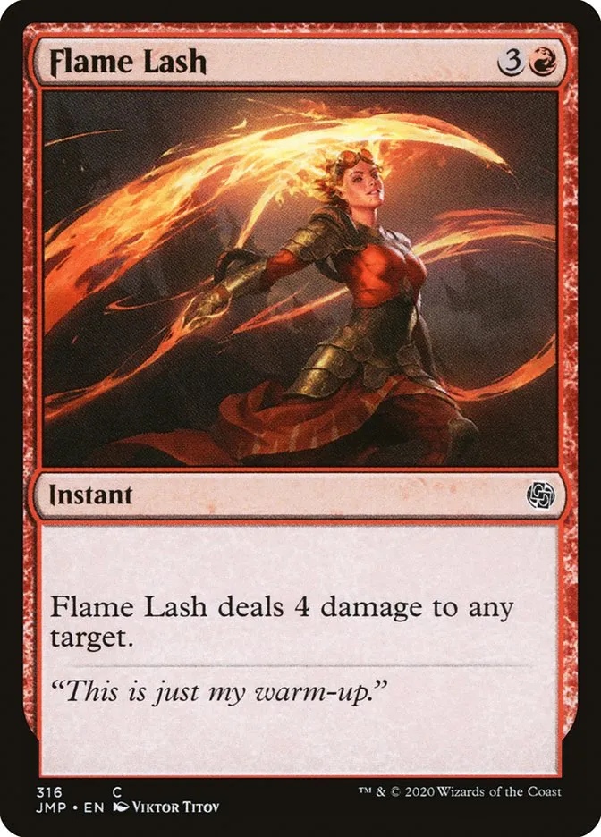 2020 Jumpstart Flame Lash common #316 common card image
