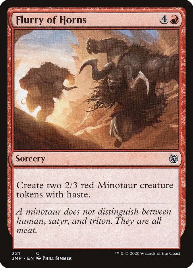 2020 Jumpstart Flurry of Horns #321 common card image