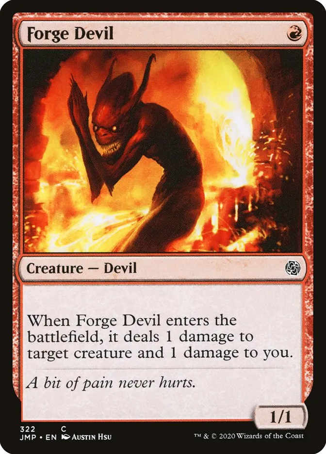 2020 Jumpstart Forge Devil common #322 common card image