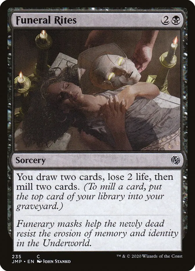 2020 Jumpstart Funeral Rites common #235 common card image