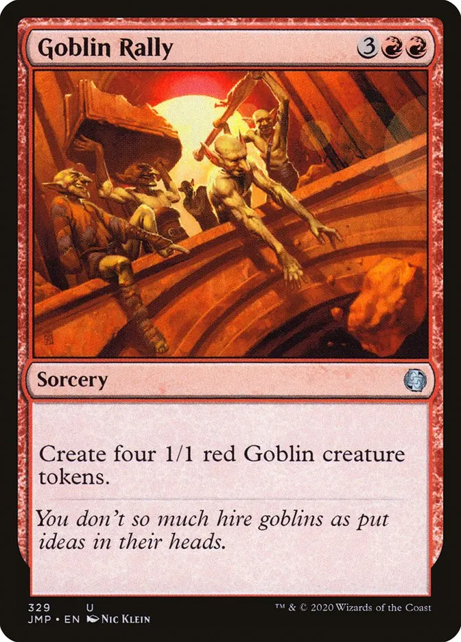 2020 Jumpstart Goblin Rally #329 uncommon card image