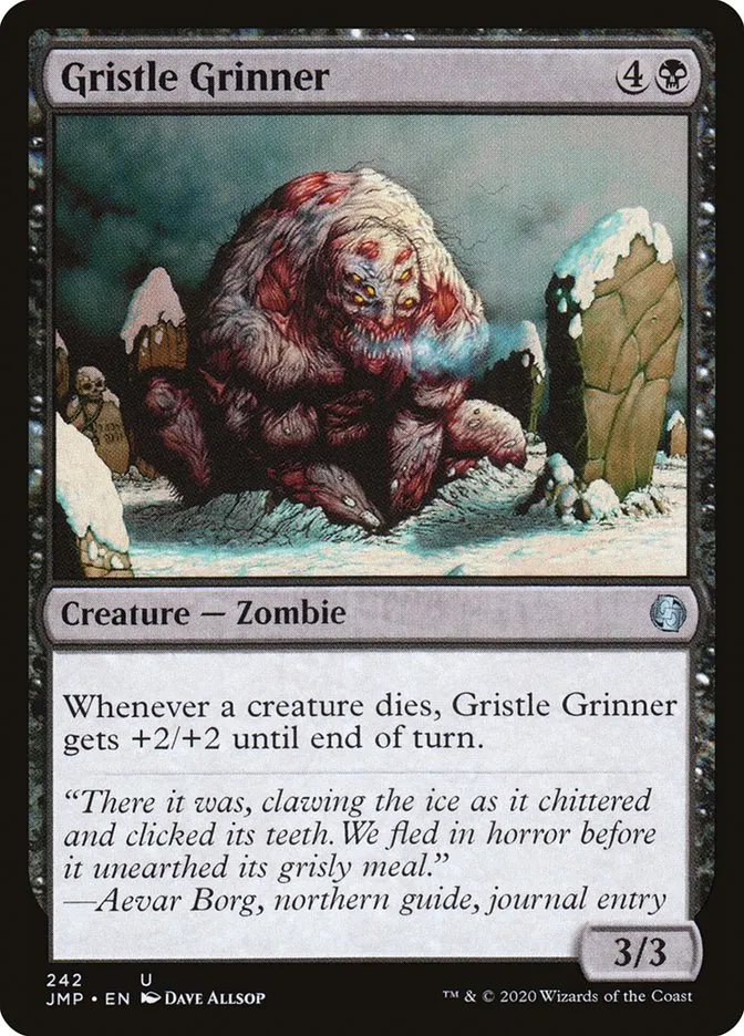 2020 Jumpstart Gristle Grinner uncommon #242 uncommon card image