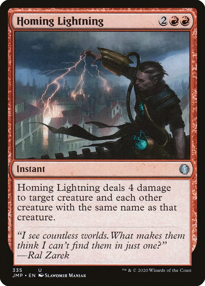 2020 Jumpstart Homing Lightning uncommon #335 uncommon card image