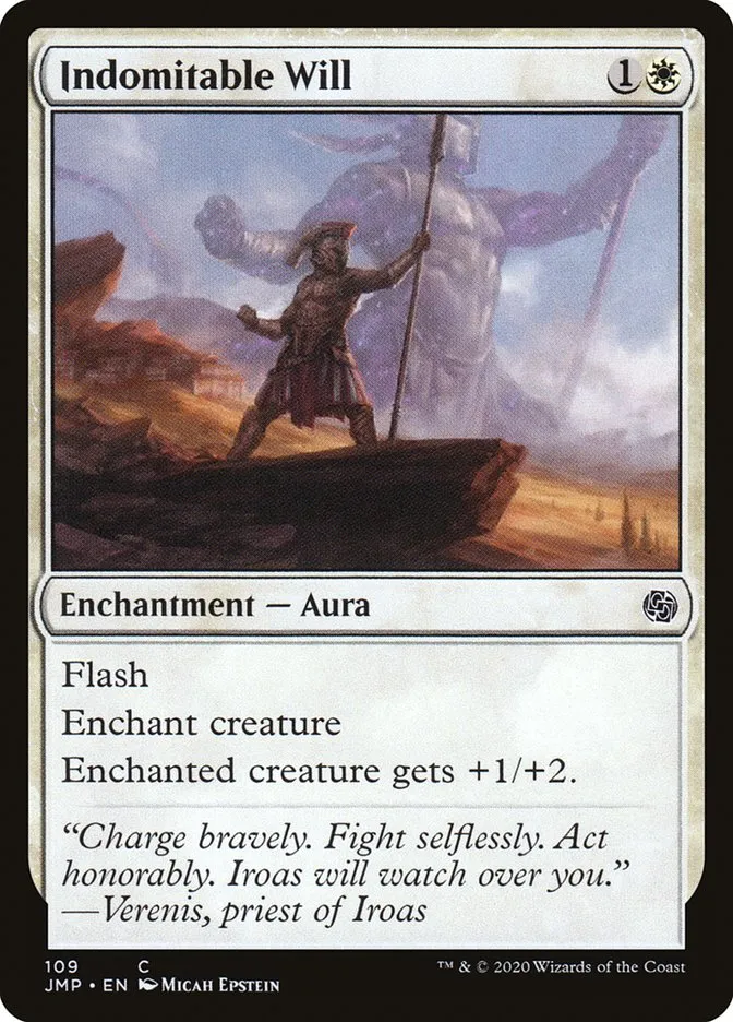 2020 Jumpstart Indomitable Will common #109 common card image