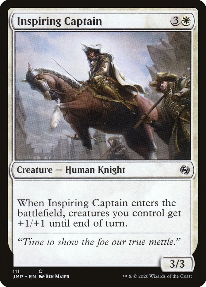 2020 Jumpstart Inspiring Captain common #111 common card image