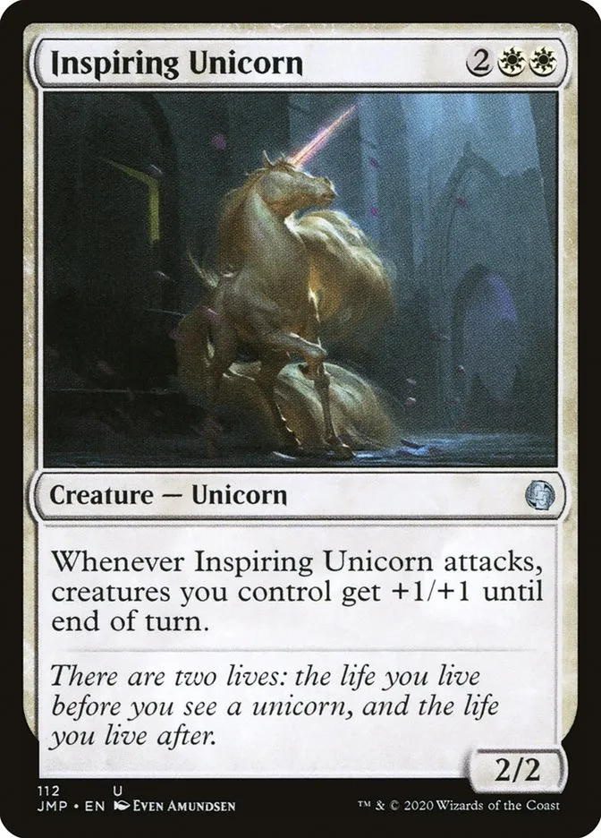 2020 Jumpstart Inspiring Unicorn uncommon #112 uncommon card image