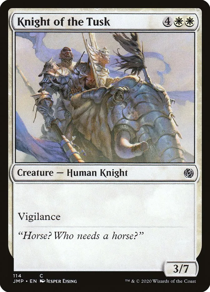 2020 Jumpstart Knight of the Tusk #114 common card image