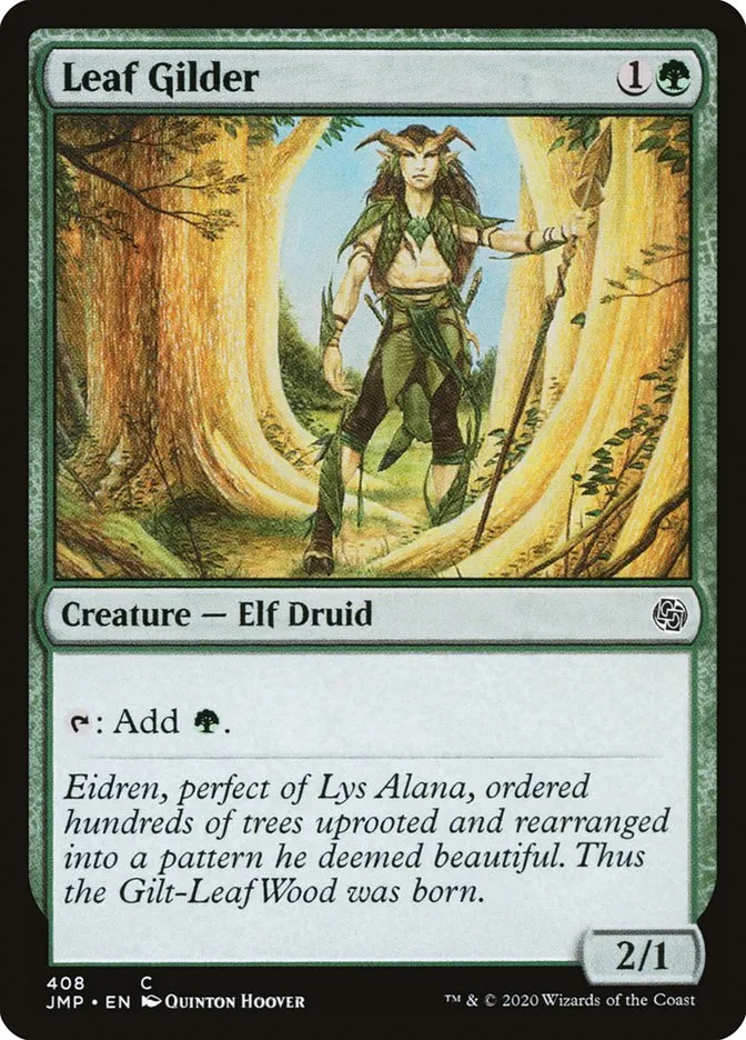 2020 Jumpstart Leaf Gilder common #408 common card image