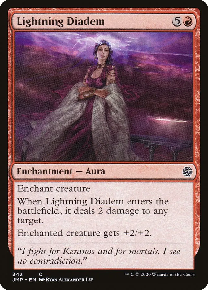 2020 Jumpstart Lightning Diadem common #343 common card image