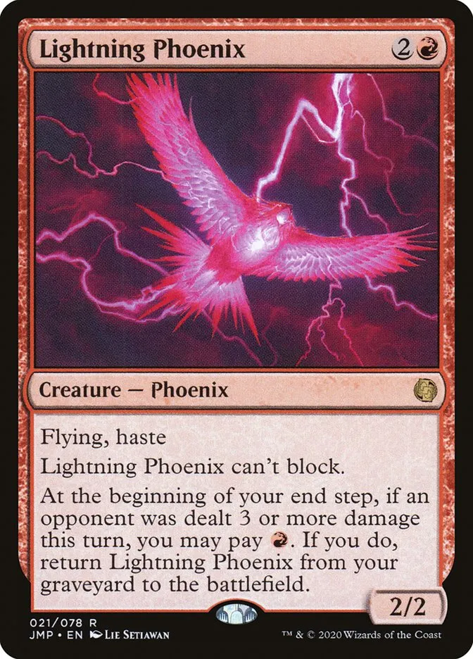 2020 Jumpstart Lightning Phoenix rare #21 rare card image