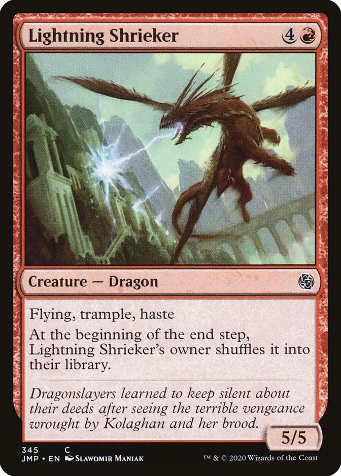 2020 Jumpstart Lightning Shrieker common #345 common card image
