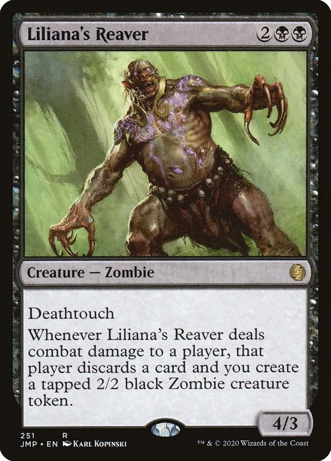 2020 Jumpstart Liliana's Reaver rare #251 rare card image
