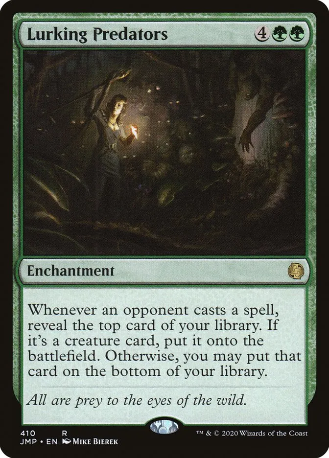 2020 Jumpstart Lurking Predators rare #410 rare card image