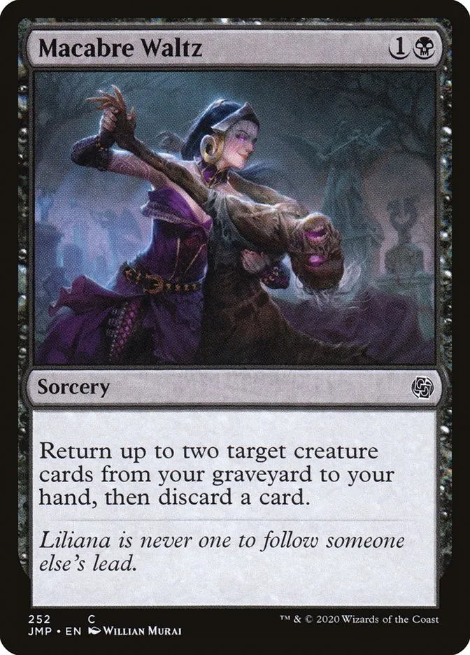 2020 Jumpstart Macabre Waltz common #252 common card image