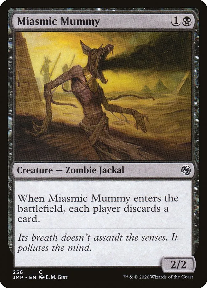 2020 Jumpstart Miasmic Mummy common #256 common card image