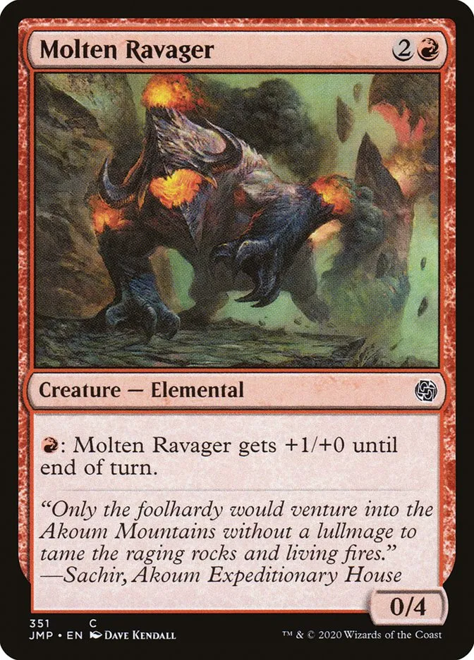 2020 Jumpstart Molten Ravager common #351 common card image