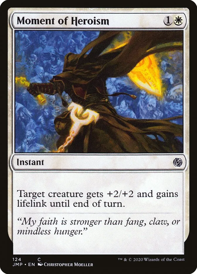2020 Jumpstart Moment of Heroism #124 common card image