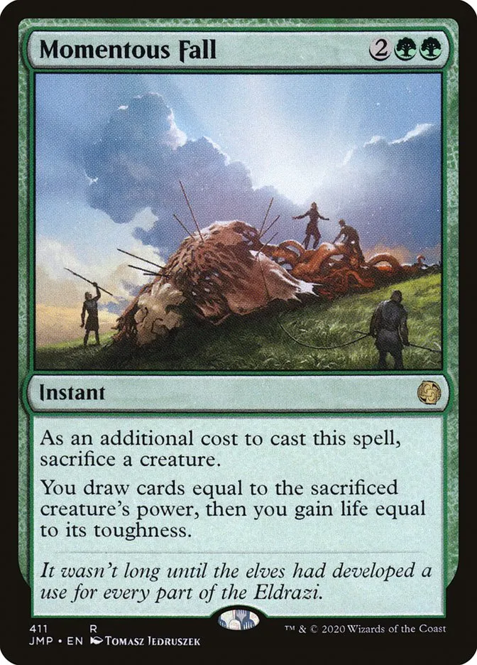 2020 Jumpstart Momentous Fall rare #411 rare card image