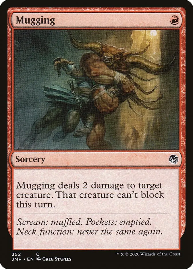 2020 Jumpstart Mugging common #352 common card image