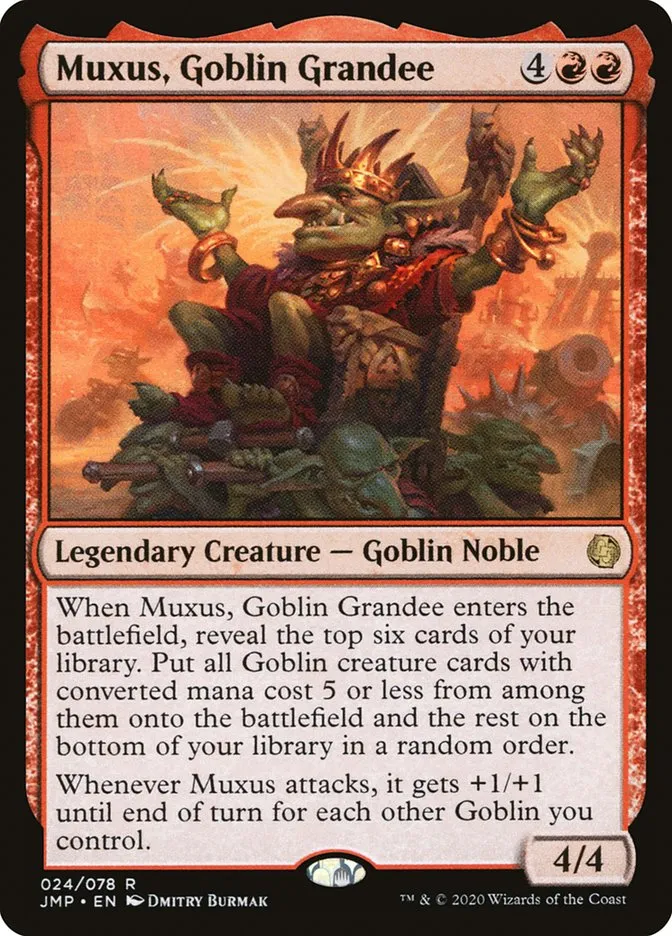 2020 Jumpstart Muxus, Goblin Grandee rare #24 rare card image