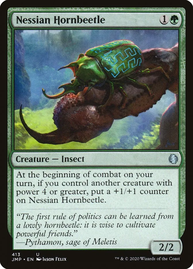 2020 Jumpstart Nessian Hornbeetle #413 uncommon card image