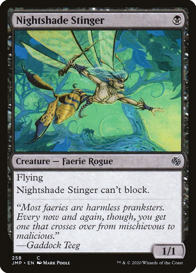 2020 Jumpstart Nightshade Stinger common #258 common card image
