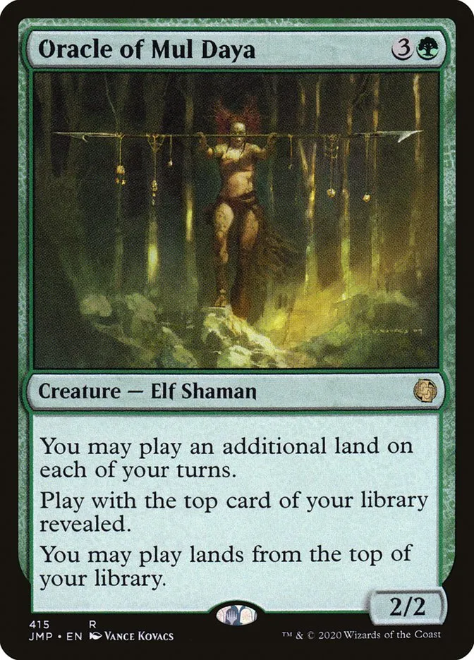 2020 Jumpstart Oracle of Mul Daya rare #415 rare card image