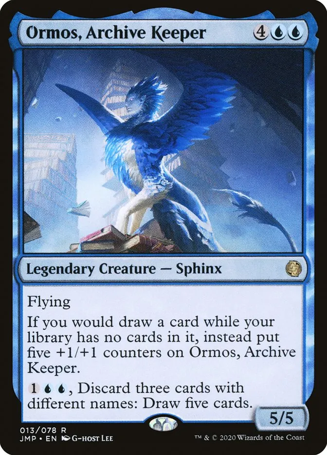 2020 Jumpstart Ormos, Archive Keeper rare #13 rare card image