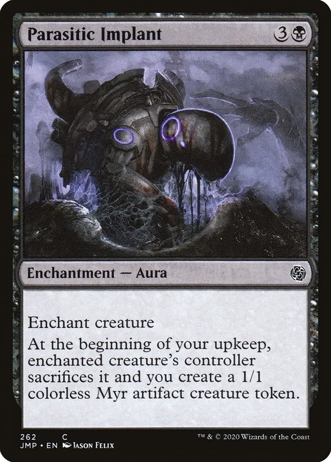 2020 Jumpstart Parasitic Implant #262 common card image