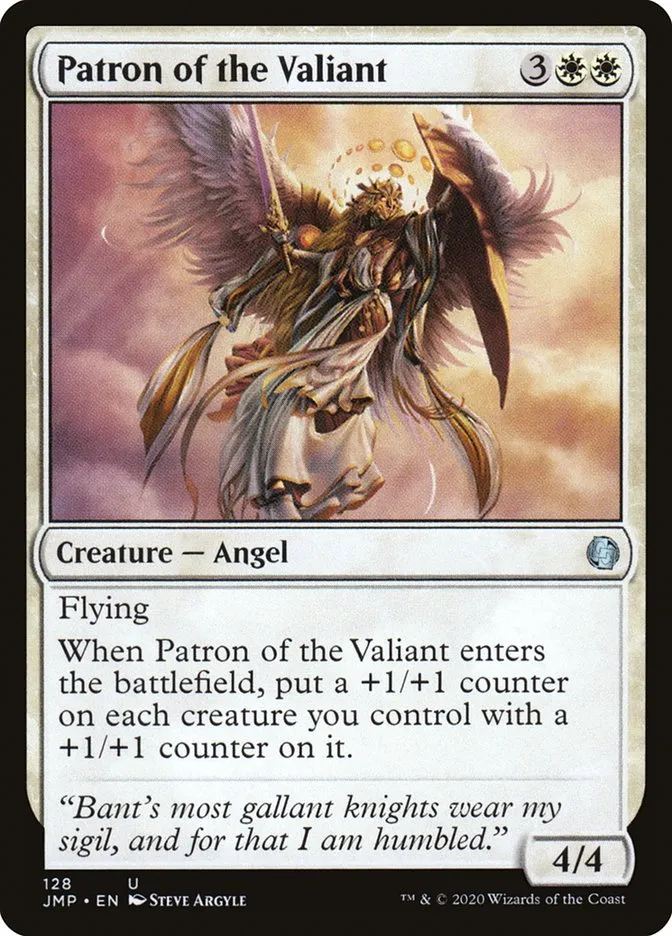 2020 Jumpstart Patron of the Valiant uncommon #128 uncommon card image