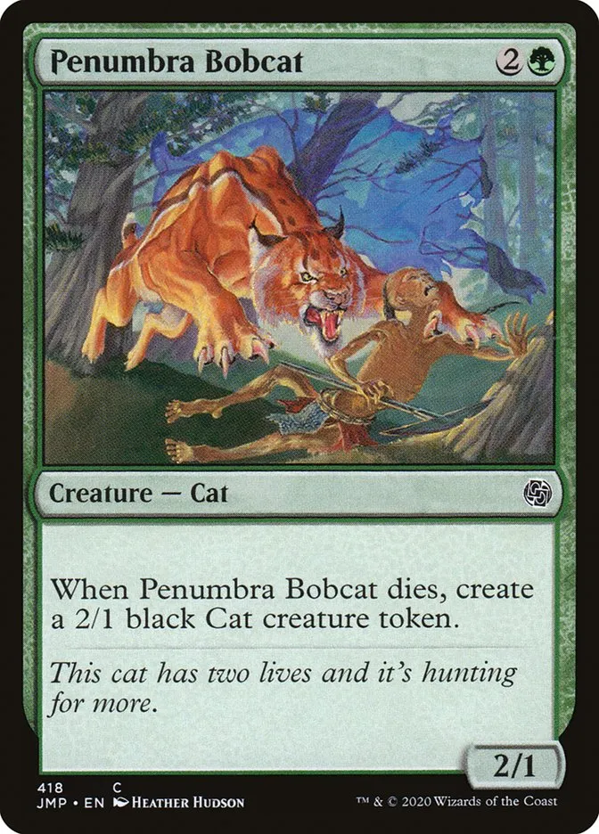 2020 Jumpstart Penumbra Bobcat common #418 common card image