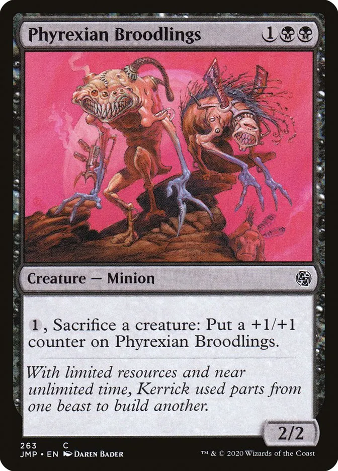 2020 Jumpstart Phyrexian Broodlings common #263 common card image