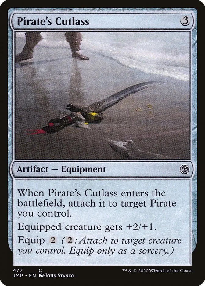 2020 Jumpstart Pirate's Cutlass common #477 common card image