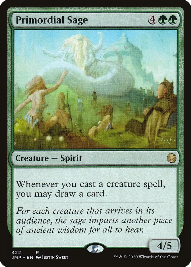 2020 Jumpstart Primordial Sage rare #422 rare card image