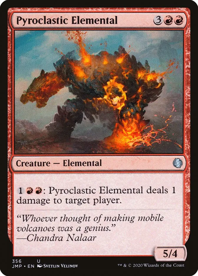 2020 Jumpstart Pyroclastic Elemental uncommon #356 uncommon card image