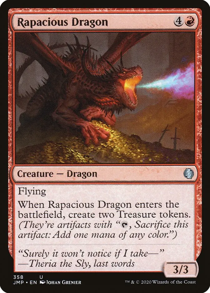 2020 Jumpstart Rapacious Dragon uncommon #358 uncommon card image
