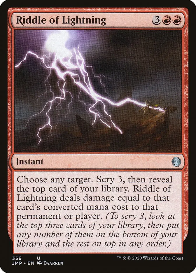 2020 Jumpstart Riddle of Lightning #359 uncommon card image