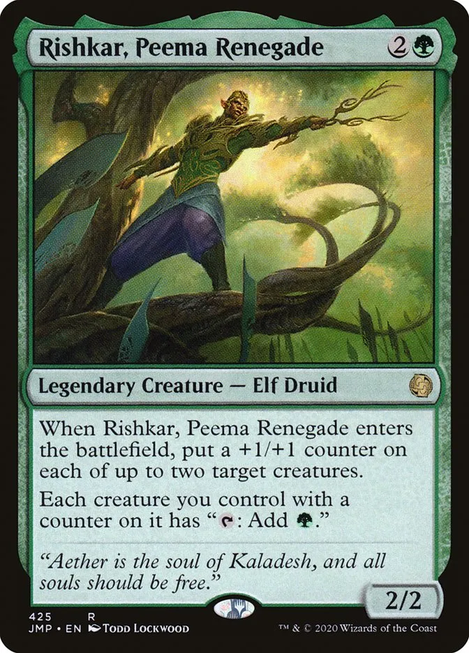 2020 Jumpstart Rishkar, Peema Renegade rare #425 rare card image