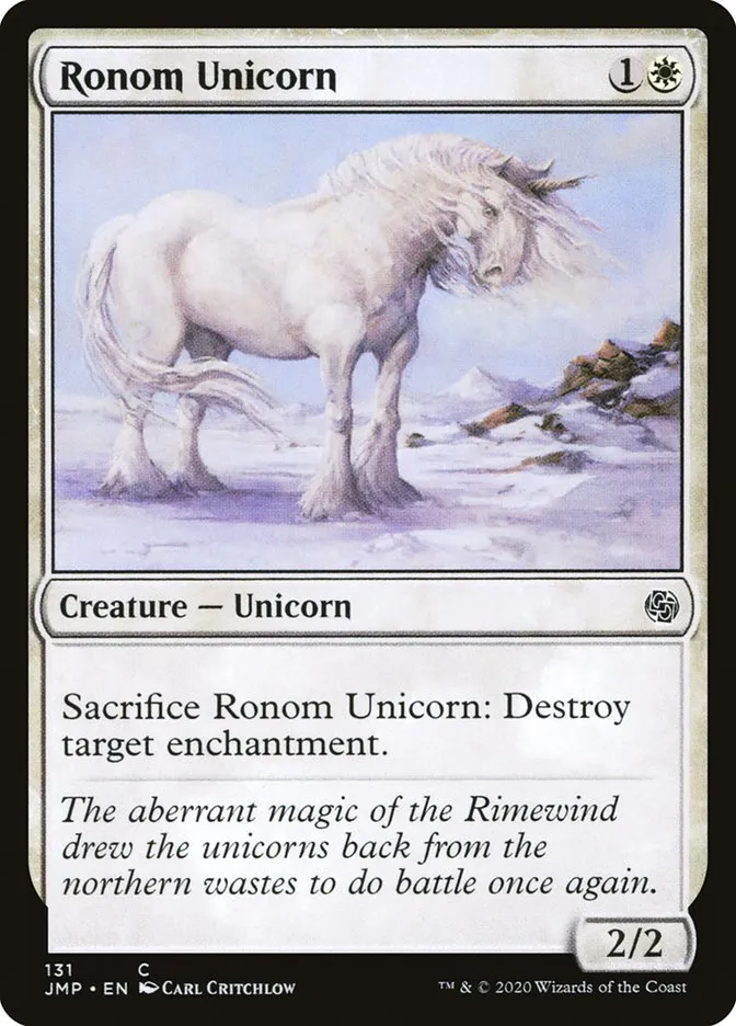 2020 Jumpstart Ronom Unicorn common #131 common card image