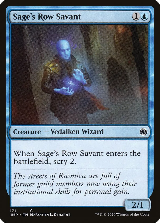 2020 Jumpstart Sage's Row Savant common #171 common card image